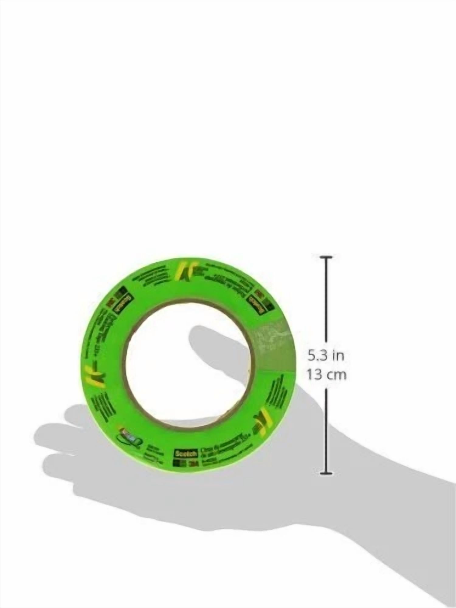 Zyler - 3M 46334 Scotch Performance Masking Tape 233+, 18 Mm X 55 M, Green