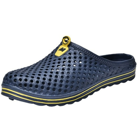 Lyinloo Mens Womens Beach Sandals Hollow Out Casual Breathable slippers Flats Shoes Blue 36
