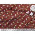 thumbnail image 3 of Soimoi Rayon Fabric Flycathcer Bird Printed Fabric 1 Yard 42 Inch Wide, 3 of 5