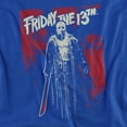 thumbnail image 2 of Friday The 13Th Drip Women's T Shirt, Royal, Small, 2 of 6