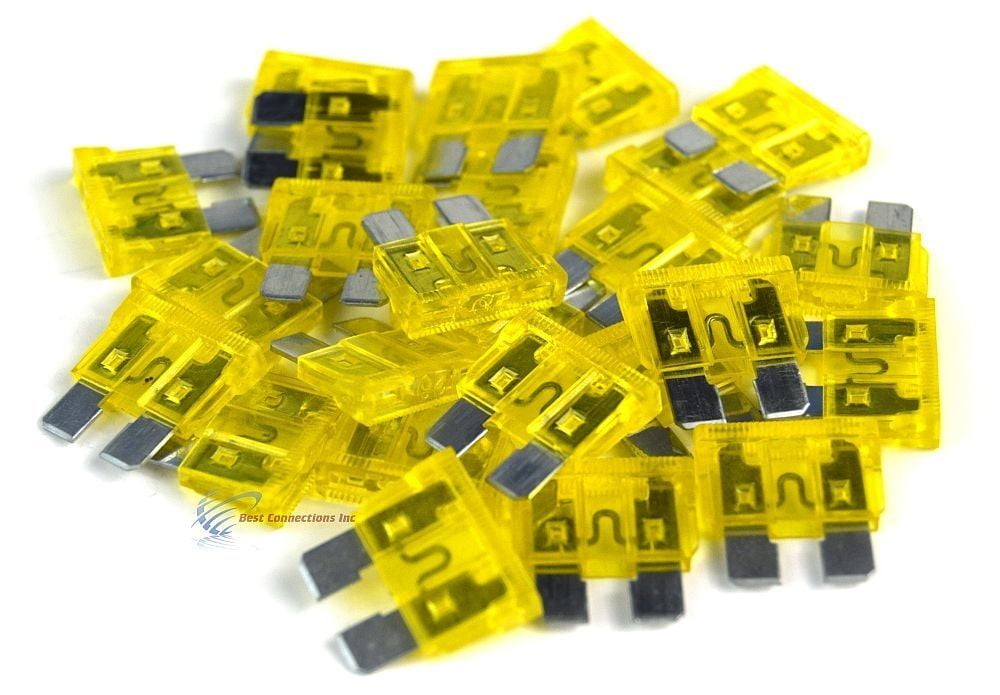 25 Pack 7.5 Amp ATC Fuse Install Bay ATC7.5-25