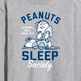 thumbnail image 3 of Peanuts - Peanuts Sleep Society - Men's Long Sleeve T-Shirt, 3 of 6