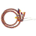thumbnail image 4 of Come With A Hanging Hook Bird Swinging Rope, Durable Easy To Install  Swing Toy,  For Bird Orange+Green,Blue+Red, 4 of 8