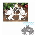 thumbnail image 3 of Plantilla de troqueles de corte de Metal de bola de Navidad de ratón, troqueles de álbum de recortes, plantilla de estampado de corte en relieve, troqueles artesanales, nuevo, 3 of 4