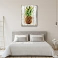 thumbnail image 6 of Pineapple Canvas Wall Art Kitchen Wall Decor Fruit Artwork Prints Painting White Wooden Board Canvas Picture Farmhouse Country Decor Living Room Dinning Room Home Decor Ready to Hang 12x16, 6 of 6