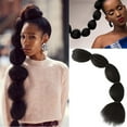 thumbnail image 1 of Clip In Hair Extension Braid Hair Extensions Bubble Double Ponytail Lantern Braid Wig Hair Extensions, 1 of 8