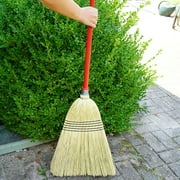 Libman 14in. Janitor Corn Broom, 57in.L Handle, Model# 502