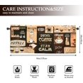 thumbnail image 3 of Coffee Valances 54" W x 18" L - Coffee Kitchen Curtains Valance for Windows Rod Pocket Kitchen Decor Decorations, 3 of 4