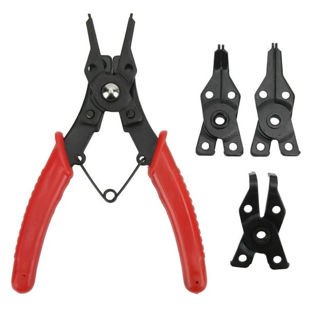 Universal Circlip Pliers,4in1 Snap Ring Plier Circlip Plier O Ring Pliers  Unrivaled Performance