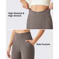 thumbnail image 5 of G4Free BareFeel 25"/27"/29" Inseam High Stretch Wide Leg Yoga Pants Ankle Length Casual Lounge Pants with Pockets, 5 of 7