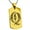 Gold, variant on Stainless Steel Letter Q Initial Royal Monogram Engraved Engraved Dog Tag Pendant Necklace