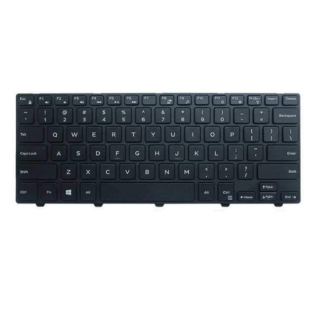 facefd Keyboard Professional Replacing Computer Accessories Laptop Keypads Replacement for DELL Inspiron 14-500 US 050X15 5455 5458