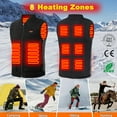 thumbnail image 6 of WEHUSE Heated Vest for Men and Women, Polar Fleece Lightweight Warming Electric Mens Heating Vest Jacket( No Battery Included), 6 of 7