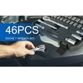thumbnail image 6 of PROSTORMER 46-Piece Drive Socket Wrench Set, 3/8 Impact Socket Mechanic Tools SAE/Metric with 72 Tooth Ratchet, Universal Joint, Extension Bars, 6 of 7