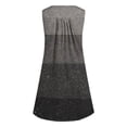 thumbnail image 4 of SDNall Robe Chandail Sans Manches à Col Rond Imprimé Coloré Fragmenté, 4 of 9