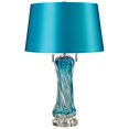 thumbnail image 1 of ElkGroup International D2664-LED Vergato Free Blown Glass LED Table Lamp in Blue, 1 of 1