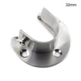 thumbnail image 1 of 2Pcs Closet Rod Wardrobe Pipe Hanging Rail Rod End Support Bracket 25/32Mm Dia, 1 of 8