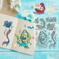 thumbnail image 2 of Merm Clear Stamps Ocean Fish Silicone Clear Stamp Seals Coral Shell Transparent Stamps for DIY Scrapbooking Cards Making Photo Album Journal, 2 of 8