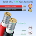 thumbnail image 3 of Solar Extension Cable with Female and Male Connectors 20Feet 10AWG, 3 of 5