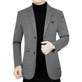 thumbnail image 1 of Chaqueta de traje de hombre de primavera, papá usa chaqueta de traje de hombre de mediana edad informal de negocios, primavera y otoño, 1 of 4