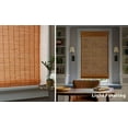 thumbnail image 5 of LazBlinds No Tools No Drill Cordless Bamboo Roman Shades, Light Filtering Window Treatment, Roll Up Bamboo Blinds for Window 39'' W x 64'' H, Wood, 5 of 6