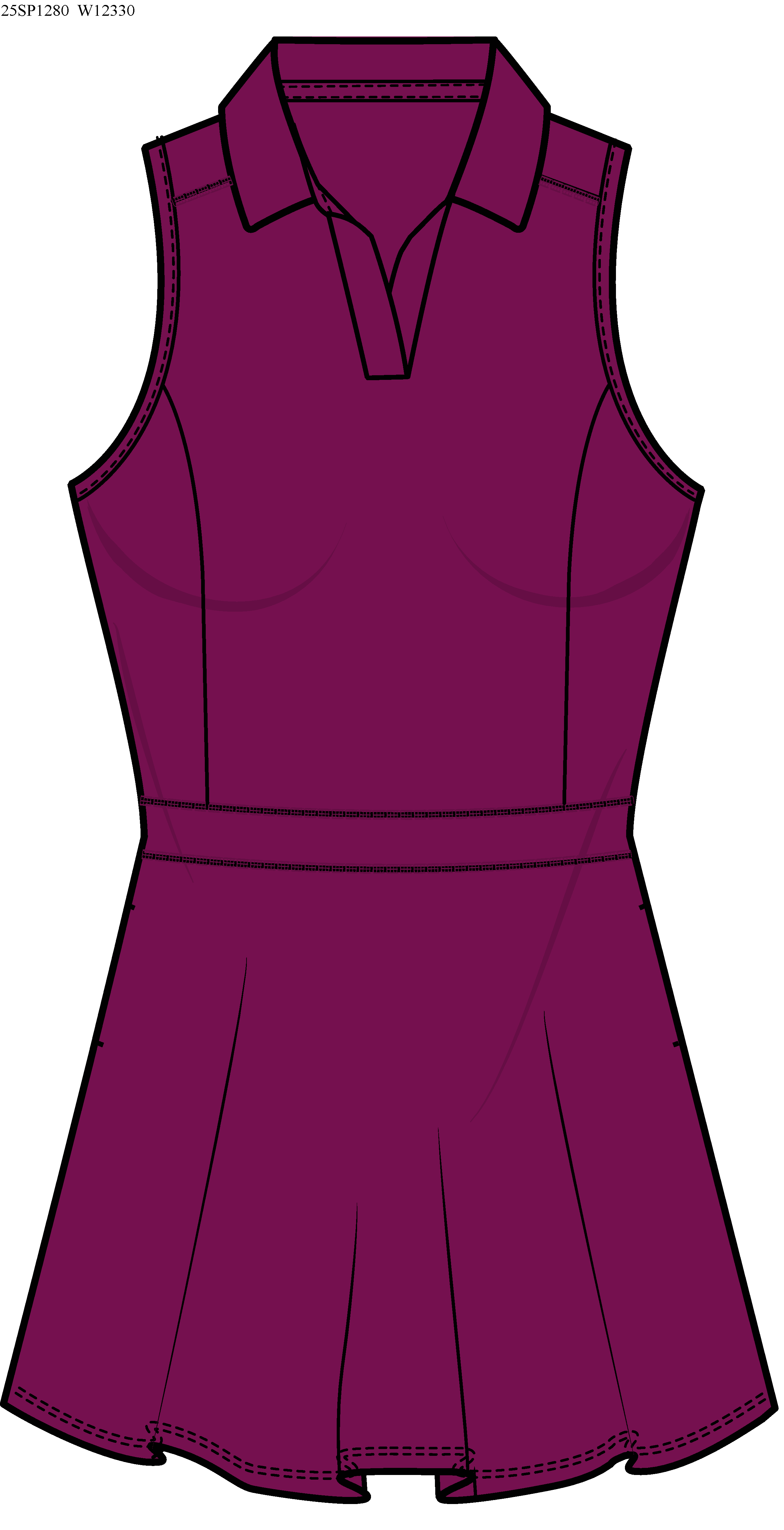 Ben Hogan Women’s Solid Ventilation Sleeveless Golf Dress with Shorties, Sizes XS-XXXL