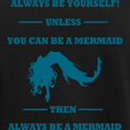 thumbnail image 3 of CafePress - Always Be A Mermaid Women's Dark Pajamas - Women's Short Sleeve Print T-Shirt and Pants Dark Cotton Pajama Set, 3 of 7