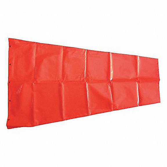 Manufacturer Varies Replacement Windsock,Orange,18 In. D 3LWE9