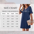 thumbnail image 3 of TEMOFON Summer Dresses for Women Ruffle Short Sleeve Vneck Shirt Dress Casual Mini Dresses with Pockets Sundress, 3 of 8