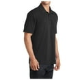 thumbnail image 3 of Yellow Rooster Mens Cotton Touch Performance Male Polo Shirt Black XS, 3 of 4