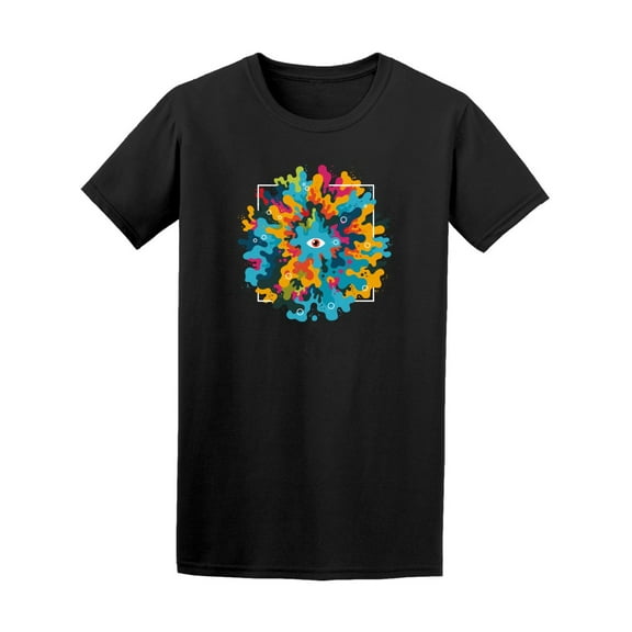 Abstract Colorful Creature Tee Men's -Image by Shutterstock