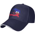 thumbnail image 1 of Haiti Terrain Map Baseball Cap Women Men Sun Hat Adjustable Trucker Golf Baseball Caps, 1 of 8
