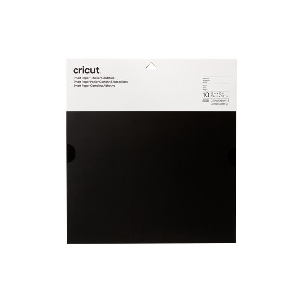 Cricut Smart Paper Sticker Cardstock, Black