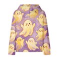 thumbnail image 6 of YunPes Unisex Kids Hoodie Boys Girls Waffle Textured Sweatshirt Cute Ghost Print Long Sleeve Hooded Pullover Spring Fall Clothes, 6 of 7