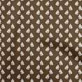 thumbnail image 1 of oneOone Cotton Jersey Brown Fabric Asian Block Sewing Craft Projects Fabric Prints By Yard 58 Inch Wide, 1 of 5