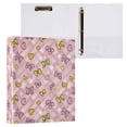 thumbnail image 6 of Three Ring Binder Cartoon Pink Bow 1.5 Inch Round Binder D-Rings for Office Supplies and More, 6 of 10