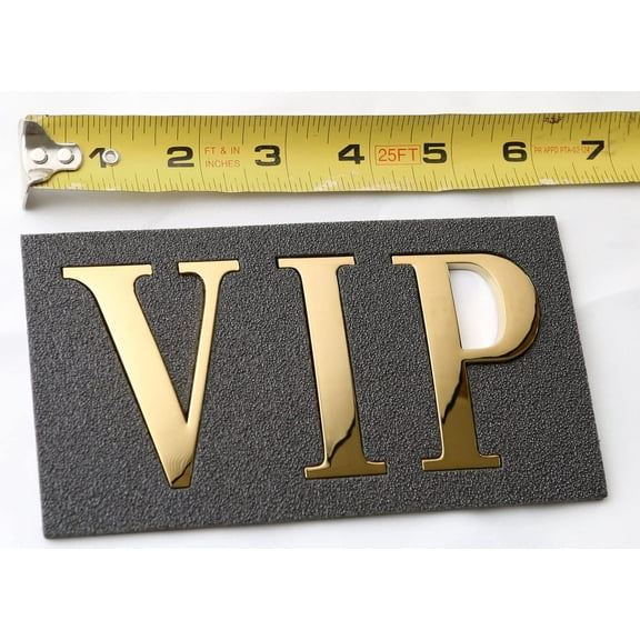 LFPartS Premium Gold 3D VIP Letters