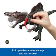 Jurassic World Epic Attack Slash Attackin' Spinosaurus Dinosaur Action Figure Toy, Multiple Features