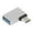 Silver, variant on 90° Right Angle Type C To USB 3.0 Female Data OTG Converter for for Macbook Android Phone and More