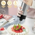 thumbnail image 3 of Dsseng Churro Maker Machine Stainless Steel Churro Gun Kit Multifunctional Churro Filler Kit DIY Cookie Maker Machine Household Churro Maker Kit for Cake DIY Decorations, 3 of 8
