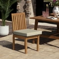 thumbnail image 2 of ARDEN Foam Outdoor Dining Seat Cushion Kit, 19 x 19, made with ProFoam, Rain-proof, Fade Resistant, Tan Leala, 2 of 9