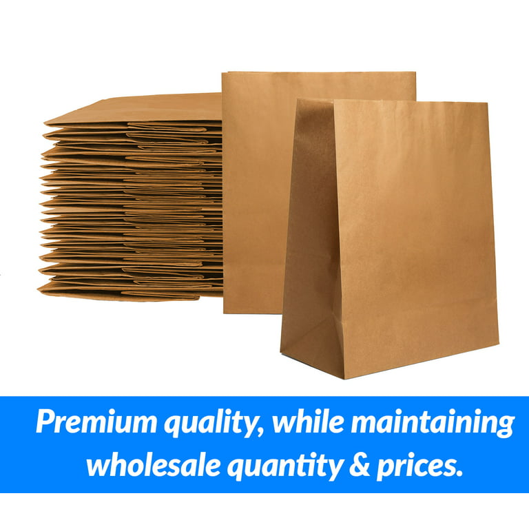 4 Brown Paper Bags, 500/Bundle - mastersupplyonline