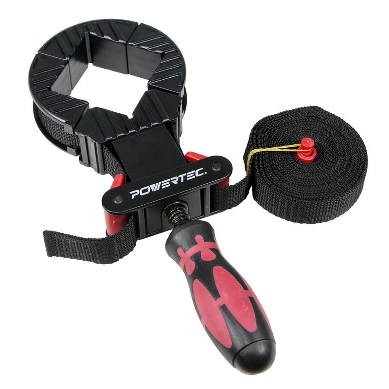 Woodworking Frame Tool Strap Holder with Quick-Release Lever for Use with Box Nikou Band Clamp Barrel Photo Frame,Adjustable Picture Strap Clamp 