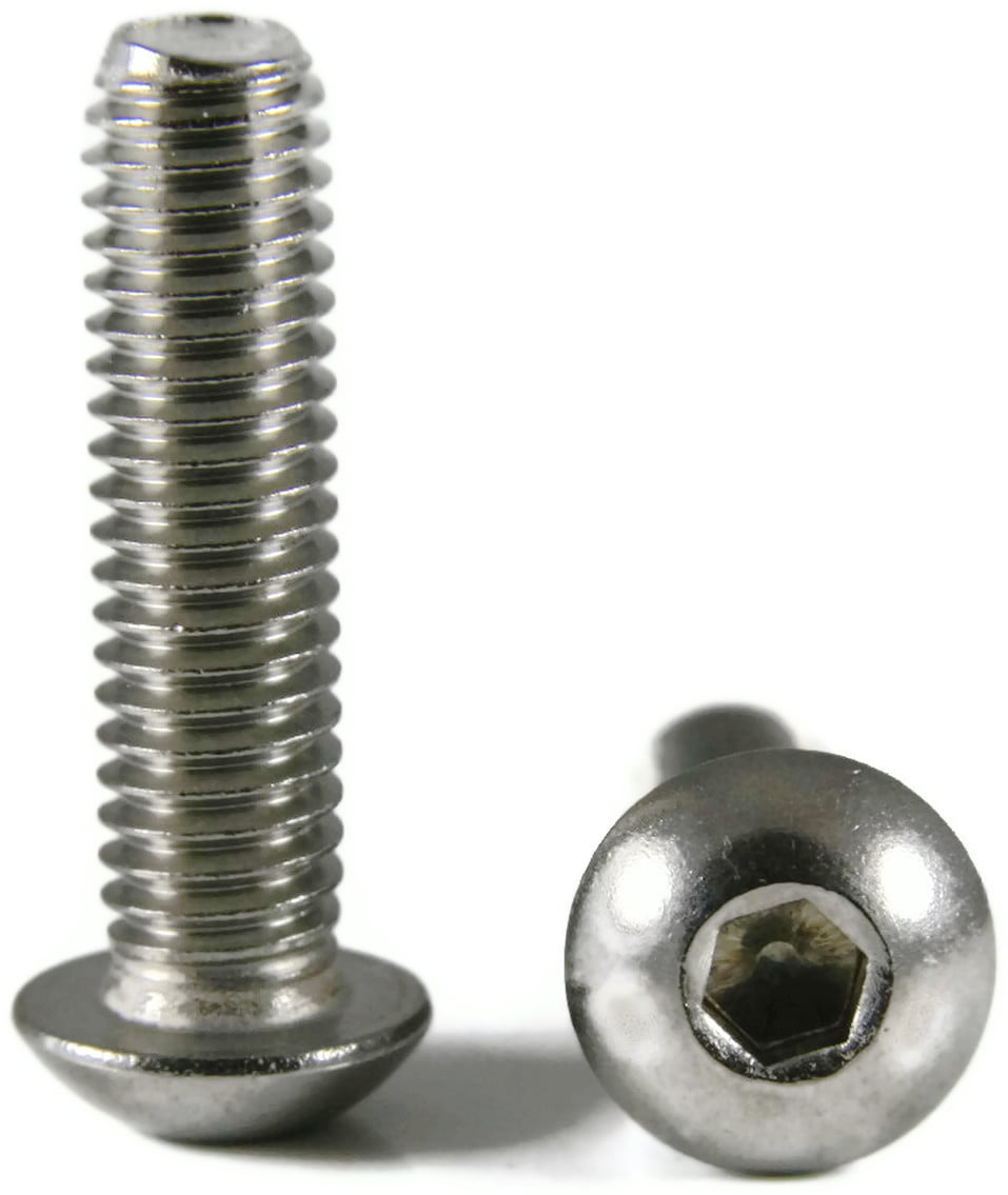 3/8-24 X 3/4" Stainless steel button head standard bolts 10pcs