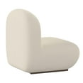 thumbnail image 3 of Contemporary Boucle Fabric Accent Chair - Ivory, 3 of 7