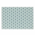 thumbnail image 1 of Blue and White Cutting Board, Vintage Rhombus Design with Star Filled Background in Blue Shades, Decorative Tempered Glass Cutting and Serving Board, in 3 Sizes, by Ambesonne, 1 of 2
