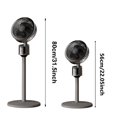 thumbnail image 2 of Standing Fan for Bedroom, 2026 Upgraded Whole Room Air Circulator, 90ft Airflow, 30dB Quiet DC Motor Cooling Device, 90° Oscillating Pedestal with Remote, 3 Speeds, USB, Adjustable Height for Home, 2 of 16
