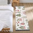 thumbnail image 3 of Yayeee Hallway Runner Rug 2'x6' Non Slip Machine Washable with Rubber Backing, Green Nordic Christmas, 3 of 8