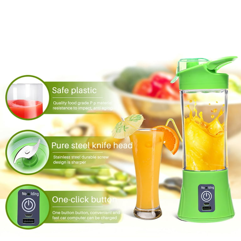 wrea Electric Juicer Cup Rechargeable Portable Cordless Camping