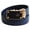 Navy Blue/Gold, variant on FEDEY Signature Mens Ratchet Belt, Statement Belt w PEACE Automatic Buckle